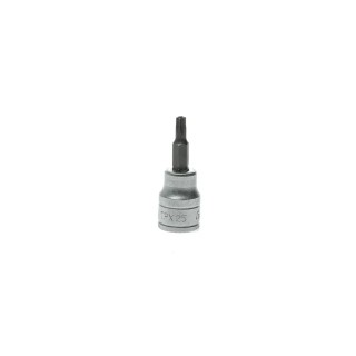 Teng Tools 3/8 in Drive T25 Bit Socket Chrome Plated Alloy Steel 49.5mm Length M381225-C