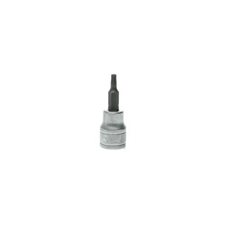 Teng Tools 3/8 in Drive T20 Bit Socket Square Drive Alloy Steel Chrome Plated 49.5mm Overall Length M381220T-C