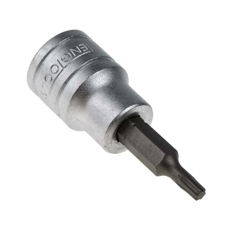 Teng Tools 3/8 in Drive TX15 Bit Socket, Alloy Steel, Chrome Finish, 18mm Overall Length 