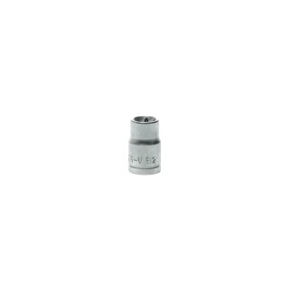 Teng Tools 3/8 in Drive E12 Standard Square Alloy Steel Socket, 78mm Overall Length M380712-C