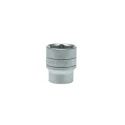 Teng Tools 1/2 in Drive 27 mm 6 Point Bi-Hexagon Socket Satin Finish 43mm Overall Length M1205276-C