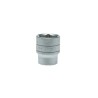Teng Tools 1/2 in Drive 27 mm 6 Point Bi-Hexagon Socket Satin Finish 43mm Overall Length M1205276-C