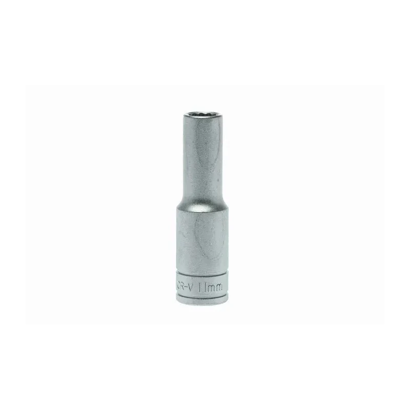 Teng Tools 1/2 in Drive 11 mm 12 Point Satin Finish Chrome Vanadium Steel Socket M120611-C