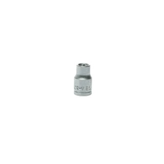 Teng Tools 3/8 in Drive E10 Standard Square Alloy Steel Bit Socket 28mm Overall Length M380710-C