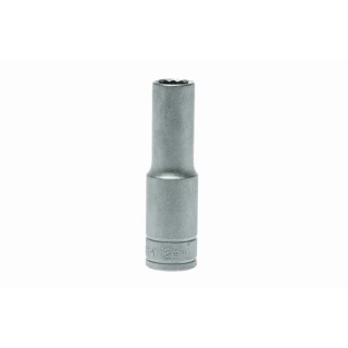 Teng Tools 12 mm 12 Point 1/2 in Drive Satin Finish Chrome Vanadium Steel Socket 79mm Overall Length M120612-C