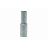 Teng Tools 12 mm 12 Point 1/2 in Drive Satin Finish Chrome Vanadium Steel Socket 79mm Overall Length M120612-C