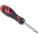 Teng Tools Ratcheting 1/4 in Hex Phillips, Pozidriv, Slotted Ratchet Screwdriver Set 175mm MDR908
