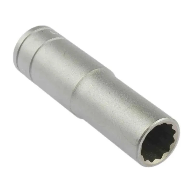 Teng Tools 1/2 Inch Drive 14 mm 12 Point Satin Finish Chrome Vanadium Steel Socket, 79mm Overall Length M120614-C