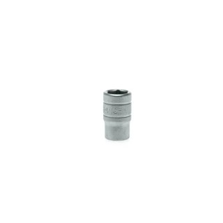 Teng Tools 1/4 in Drive 10 mm 6 Point Bi-Hexagon Socket, Chrome Vanadium, 25mm Overall Length M140510-C