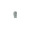 Teng Tools 1/4 in Drive 10 mm 6 Point Bi-Hexagon Socket, Chrome Vanadium, 25mm Overall Length M140510-C