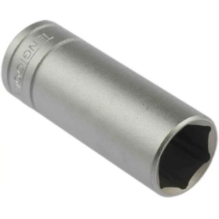 Teng Tools 3/8 in Drive 15 mm 6 Point Socket Satin Finish Chrome Vanadium Steel 45.5mm Overall Length M380615-C