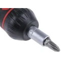 Teng Tools 1/4 in Hex Hexagon Ratchet Screwdriver, 100 mm Length MDR908S