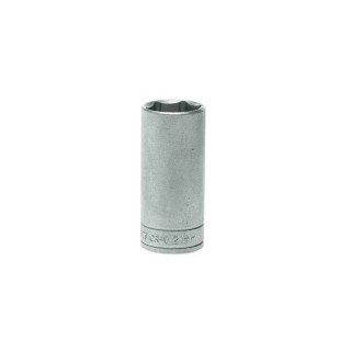 Teng Tools 3/8 in Drive 21 mm 6 Point Chrome Vanadium Socket, 45.5mm Overall Length M380621-C