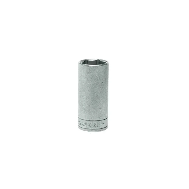 Teng Tools 3/8 in Drive 21 mm 6 Point Chrome Vanadium Socket, 45.5mm Overall Length M380621-C