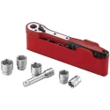 Teng Tools 13-Piece 1/4 in Drive 6 Point Socket Set Chrome Vanadium Steel M1413N1