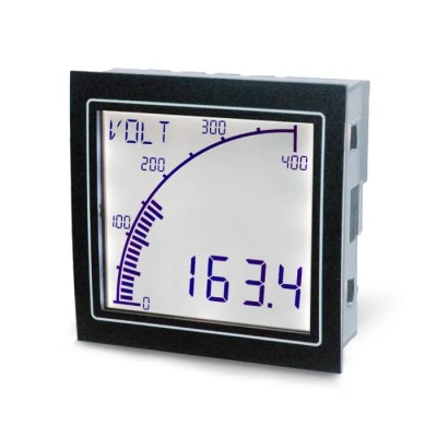 Trumeter APM Series Digital Voltmeter DC, LCD Display 4-Digits 0.1 % Accuracy, 68 mm Cutout APM-SHUNT-APO