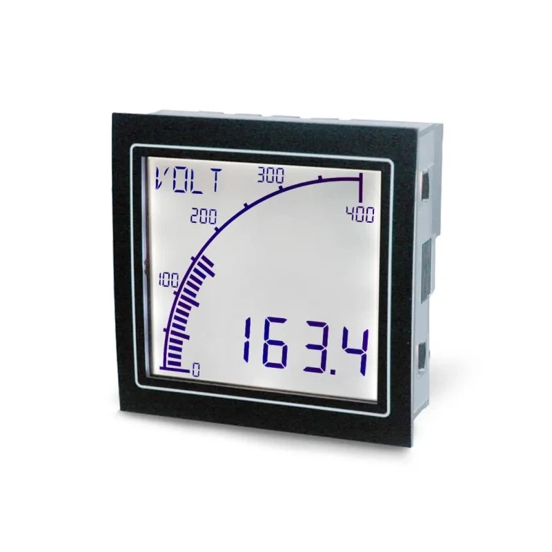 Trumeter APM Series Digital Voltmeter DC, LCD Display 4-Digits 0.1 % Accuracy, 68 mm Cutout APM-SHUNT-APO