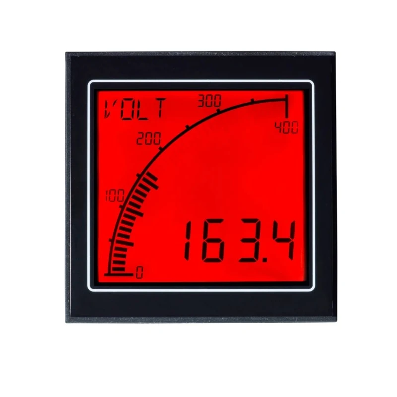 Trumeter APM Series Digital Voltmeter DC, LCD Display 4-Digits 0.1 % Accuracy, 68 mm Cutout APM-SHUNT-APO