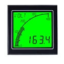 Trumeter APM Series Digital Voltmeter DC, LCD Display 4-Digits 0.1 % Accuracy, 68 mm Cutout APM-SHUNT-APO