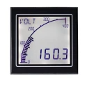 Trumeter APM Series Digital Voltmeter DC, LCD Display 4-Digits 0.1 % Accuracy, 68 mm Cutout APM-SHUNT-APO