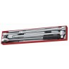 Teng Tools 3/4 in Drive Socket Ratchet with 72 Teeth, 5° Increments, Chrome Vanadium Satin Finish TTX3404
