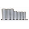 Teng Tools 7-Piece 3/8 in Drive 6 Point Socket Set Chrome Vanadium Steel Satin Finish M3807