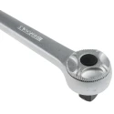 Teng Tools 18-Piece 1/2 in Bi-Hexagonal Socket Set TT1218 Chrome Vanadium Steel, Satin Finish