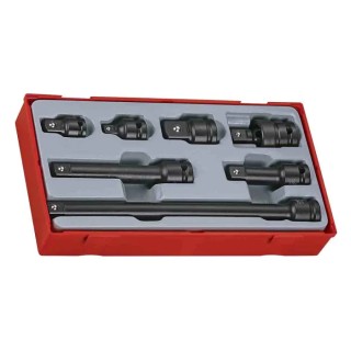 Teng Tools 1/2 in Drive Square Socket Adapter Set, Blackened Chrome Molybdenum Steel, ANSI Standard TT9207A