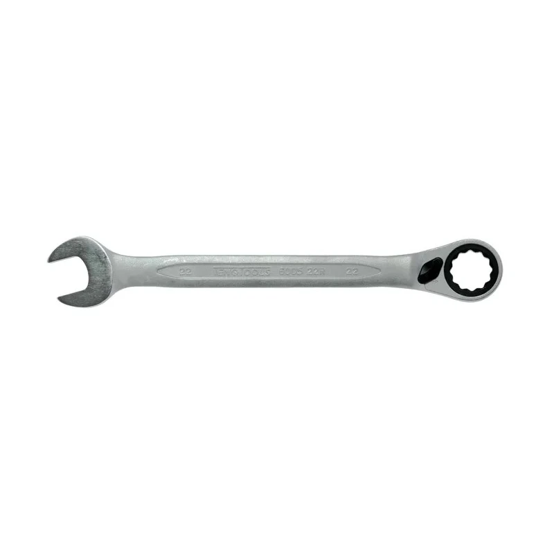 Teng Tools Combination Ratchet Spanner Satin Finish 22 mm Size, 290mm Overall Length 600522R