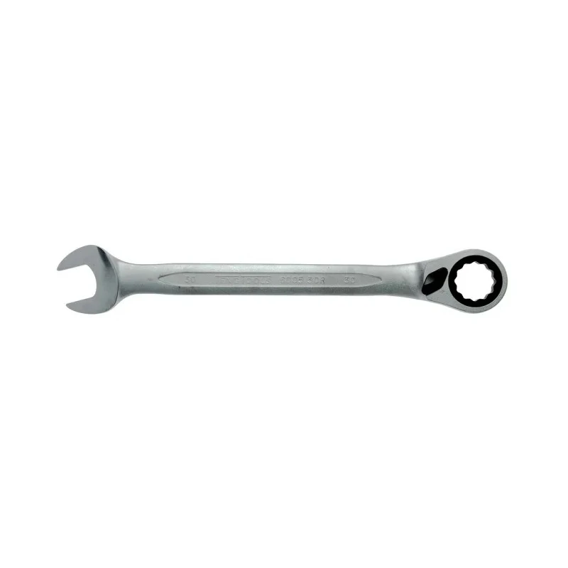Teng Tools Combination Ratchet Spanner Satin Finish, Chrome Vanadium Steel, 30 mm Size, 403mm Overall Length 600530R