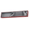 Teng Tools 7-Piece Combination Spanner Set 20 To 32 mm Chrome Vanadium Steel Satin Finish TTX2032