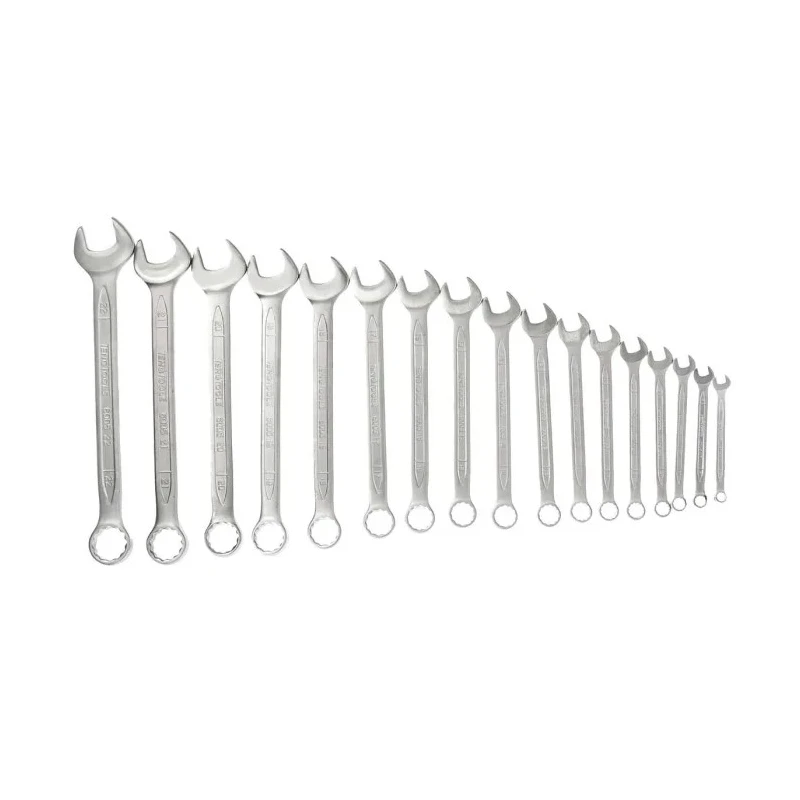 Teng Tools 17-Piece Ring Spanner Set 6 To 22 mm Chrome Vanadium Steel 6517