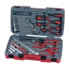 Teng Tools 67 Piece 3/8" Drive Metric 6 Point Socket and Automotive Tool Kit with Case T3867