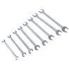 Teng Tools 8-Piece Metric Double Open End Spanner Set 6 To 22 mm Chrome Vanadium Steel 6208
