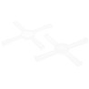 RS PRO Natural Polyamide 66 Cable Clip Support Base Screw Fixing 102.6mm x 9mm x 7.6mm 198-2357