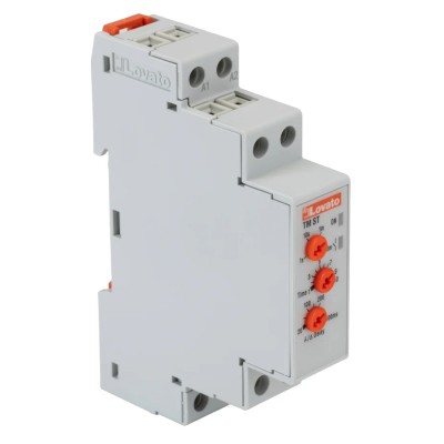 RS PRO TM ST Series DIN Rail Timer Relay, DPST 2-Contact, 24 to 48 V dc, 380 V ac, 440 V ac, 0.1 s to 10 min TMSTA440
