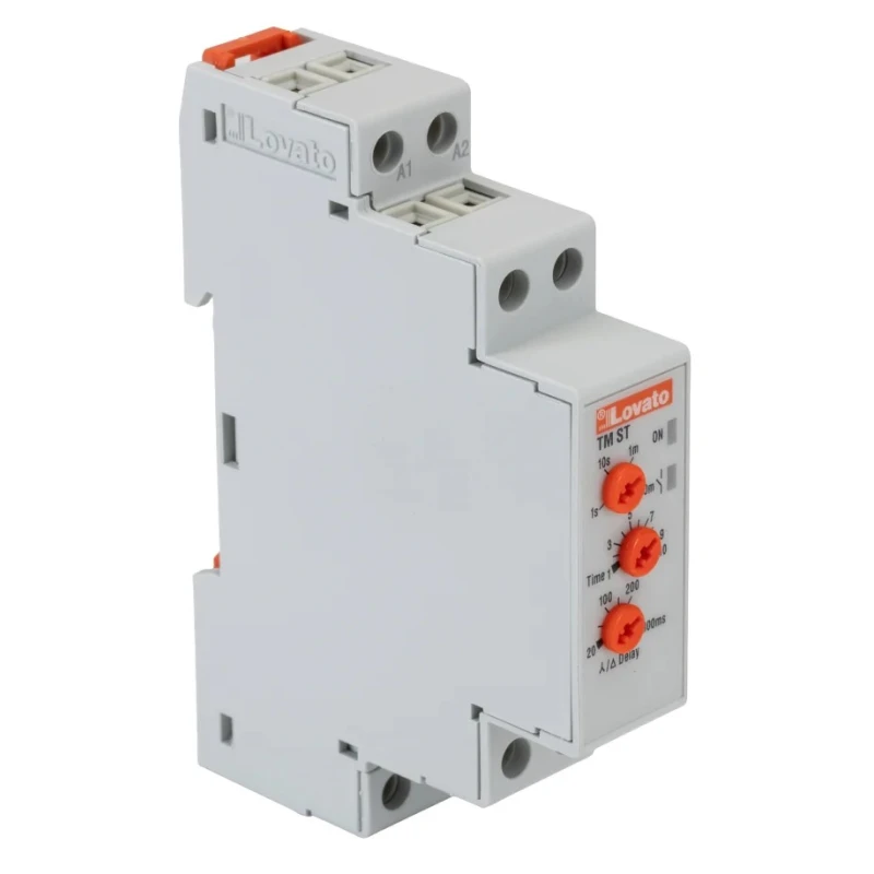 RS PRO TM ST Series DIN Rail Timer Relay, DPST 2-Contact, 24 to 48 V dc, 380 V ac, 440 V ac, 0.1 s to 10 min TMSTA440