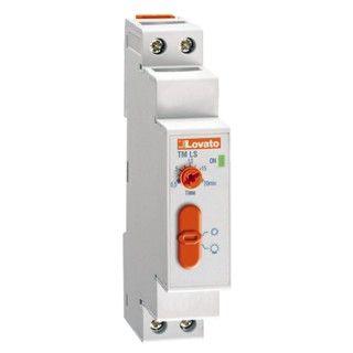 Lovato Electric DIN Rail Timer Relay 1-Contact, 12 to 240 V DC, 220V AC, 240 V AC, 0.5 to 20 min, TMLS