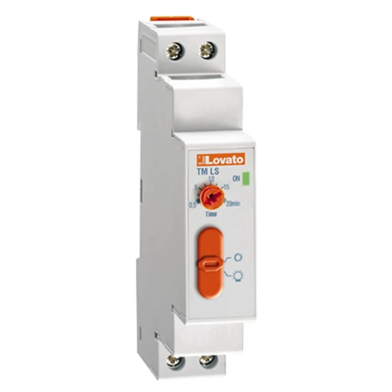 Lovato Electric DIN Rail Timer Relay 1-Contact, 12 to 240 V DC, 220V AC, 240 V AC, 0.5 to 20 min, TMLS