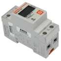 Lovato Electric Single Phase Type Energy Meter with LCD Display 104.7mm x 35.8mm Cutout, 63A, Class B Accuracy DMED120T1MID