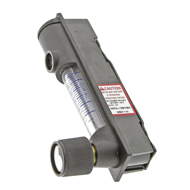 Key Instruments MR3000 Series Variable Area Flow Meter for Liquid, 5cm³/min Min, 110cm³/min Max MR3000