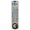 Key Instruments Series Variable Area Flow Meter for Gas 0.1L/min to 1L/min, Acrylic Housing, 6.89 bar Max Pressure FR2000