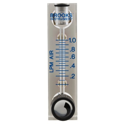 Key Instruments Series Variable Area Flow Meter for Gas 0.1L/min to 1L/min, Acrylic Housing, 6.89 bar Max Pressure FR2000