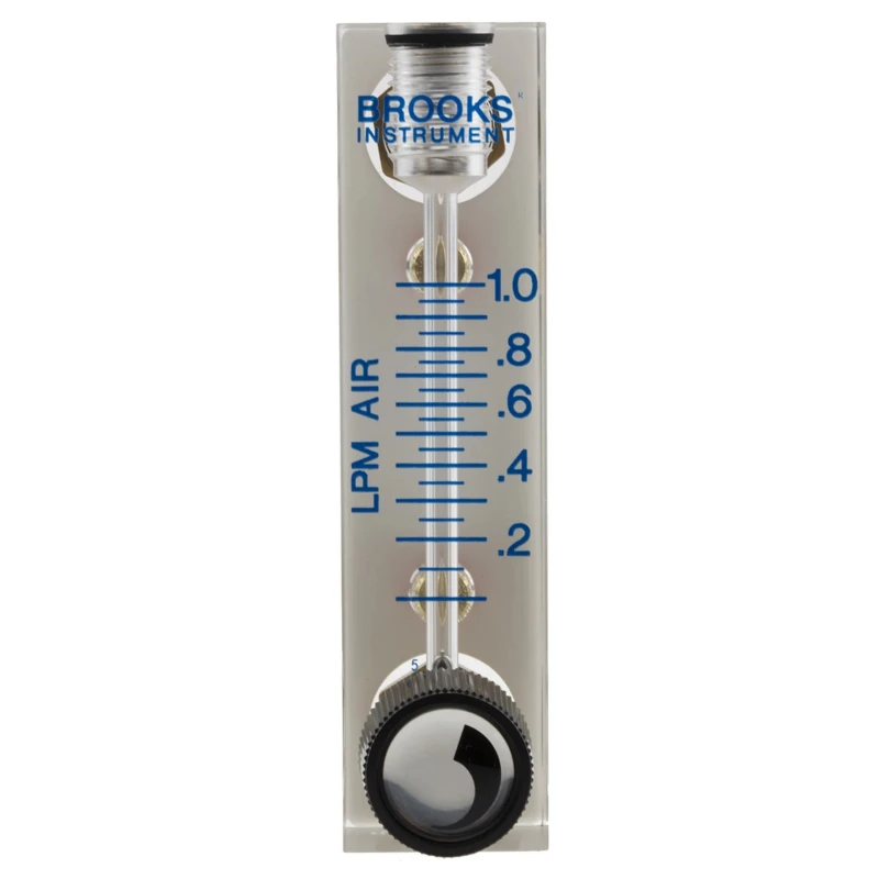 Key Instruments Series Variable Area Flow Meter for Gas 0.1L/min to 1L/min, Acrylic Housing, 6.89 bar Max Pressure FR2000