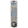Key Instruments Series Variable Area Flow Meter for Gas 0.1L/min to 1L/min, Acrylic Housing, 6.89 bar Max Pressure FR2000