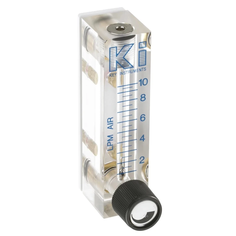 Key Instruments Series Variable Area Flow Meter for Gas, 1L/min to 10L/min Flow Rate, Acrylic Housing, 6.89 bar FR2000