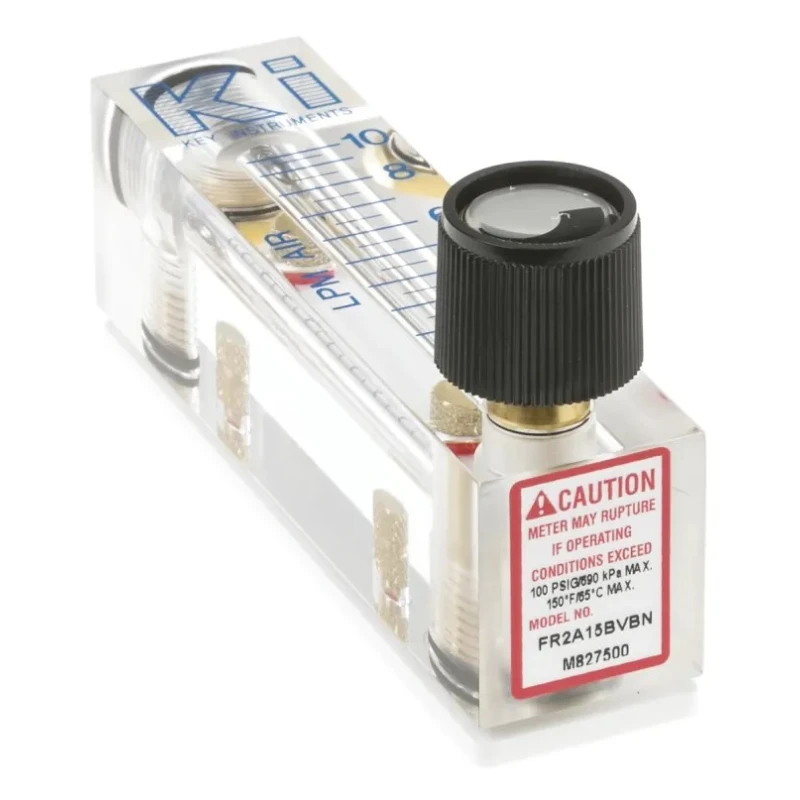 Key Instruments Series Variable Area Flow Meter for Gas, 1L/min to 10L/min Flow Rate, Acrylic Housing, 6.89 bar FR2000