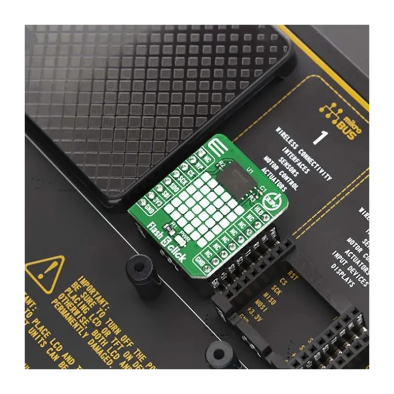 MikroElektronika Memory Development Tools Flash 5 Click 1GB SPI NAND Serial SLC Flash Memory for W25N01GVZEIG/IT MIKROE-3780