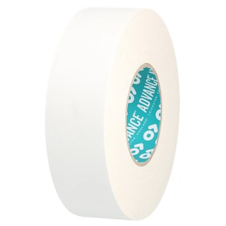 Advance Tapes High Specification Polycoated Cloth Tape, 50 m x 25 mm, White, Matt Finish AT160
