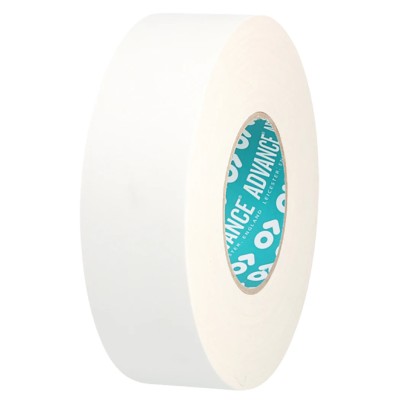 Advance Tapes High Specification Polycoated Cloth Tape, 50 m x 25 mm, White, Matt Finish AT160